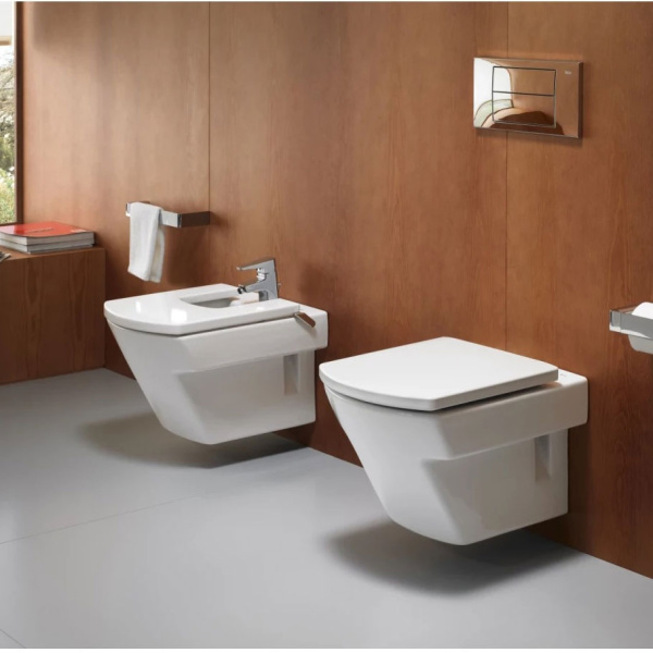 Унитаз подвесной Roca Hall Compacto 346627000 (детальная фотография), подвесные, встраиваемые