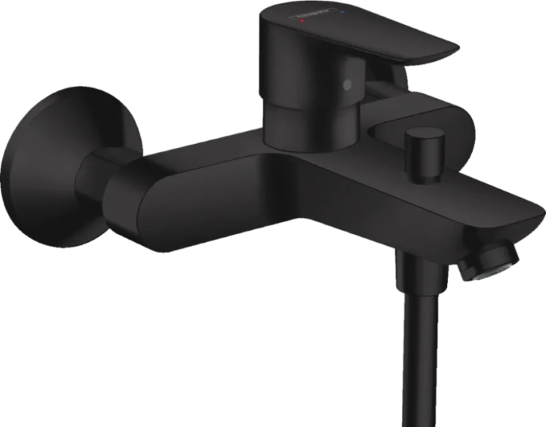 Смеситель для ванны Hansgrohe Talis E однорычажный, черный матовый 71740670 (детальная фотография)