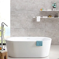 Акриловая ванна Abber 170х80 см отдельностоящая