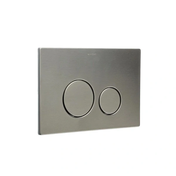 Клавиша смыва Boheme Gun Metall, ультраплоская 649-GM (детальная фотография)