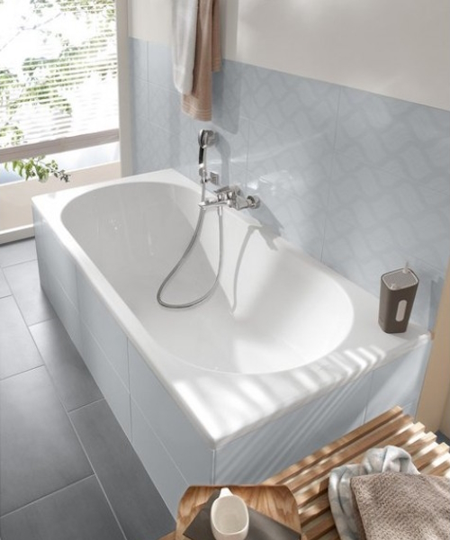 Ванна акриловая Villeroy & Boch O.novo 160х70 см прямоугольная UBA160CAS2V-01 (детальная фотография), акриловые