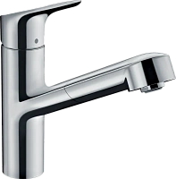 Смеситель для кухни Hansgrohe Focus M43 с вытяжным изливом, хром