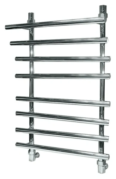 Полотенцесушитель водяной Ника Bamboo 80x40 см хром ЛБ 3 80/40 (детальная фотография)