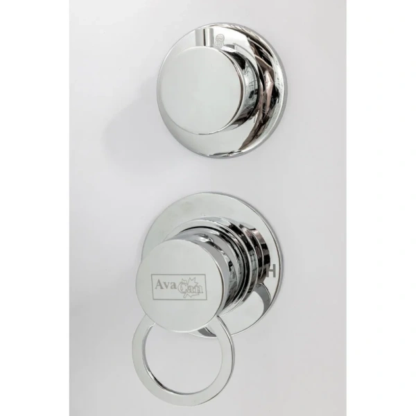 Душевая кабина Deto D 90х90 см без крыши D09 (детальная фотография), угловые, недорогие, для дачи, без гидромассажа, без крыши