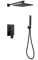 Душевой комплект Abber Weiss Insel черный матовый