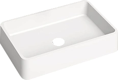 Раковина Salini Gloria 07 60 см накладная, белый матовый