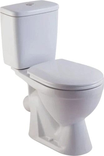 Унитаз компакт Rosa Лира белый - фото 3