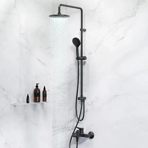 Душевой комплект Am.Pm X-Joy черный F42885A14 (детальная фотография), нет в наличии