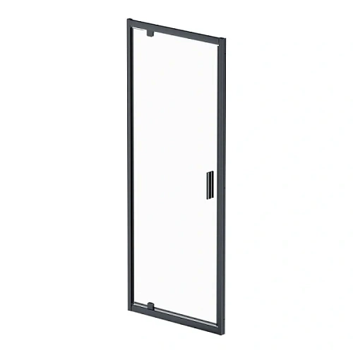 Душевая дверь в нишу Am.Pm Gem 80 см профиль черный - фото 2