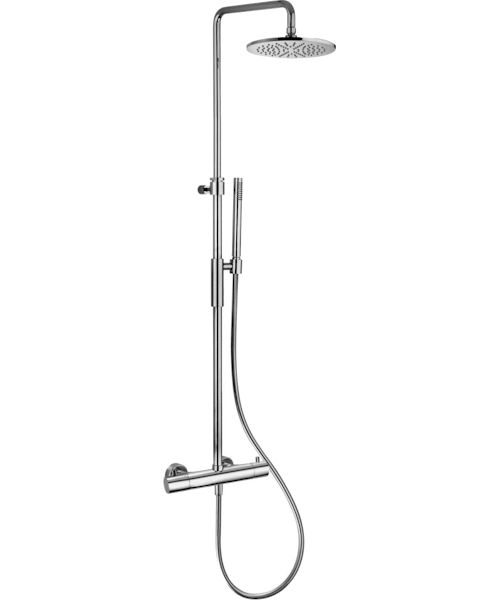 Душевая стойка Paffoni Birillo Master King с термостатом, хром ZCOL646KLIQCR (детальная фотография)