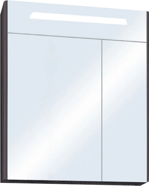 Зеркальный шкаф с подсветкой Акватон Сильва 60 см дуб макиато 1A216202SIW50 (детальная фотография)