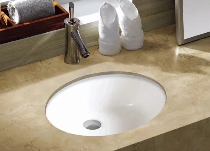 Раковина Azario 49.5 см встраиваемая AZ908-20 (детальная фотография), встраиваемые (в столешницу), пристенные