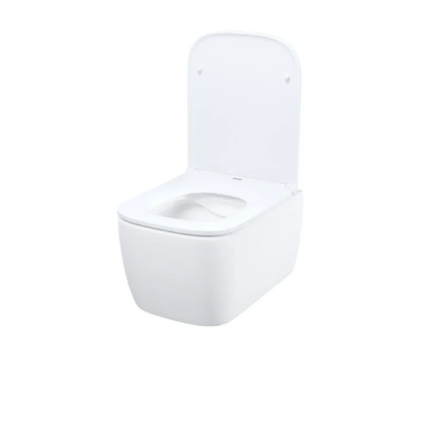 Унитаз подвесной IDDIS Bridge белый BRIRNSEi25 (детальная фотография), без бачка, со скрытым бачком