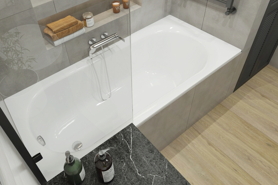 Ванна акриловая Lavinia Boho Biore 160x70 см прямоугольная S2-35010060 (детальная фотография), современныe, hi-tech