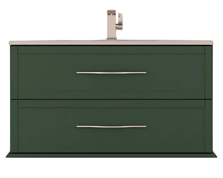 Тумба под раковину подвесная Cezares Tiffany 80 см verde opaco 55330 (детальная фотография)