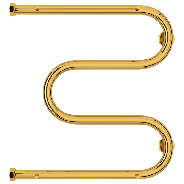 Полотенцесушитель водяной Сунержа М-образный 50x50 см золото 03-4008-5050 (детальная фотография), современные, hi-tech