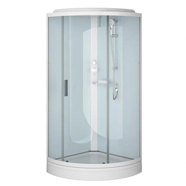 Душевая кабина Am.Pm X-Joy 90x90 см стекло прозрачное W88C-401-090WT (детальная фотография)