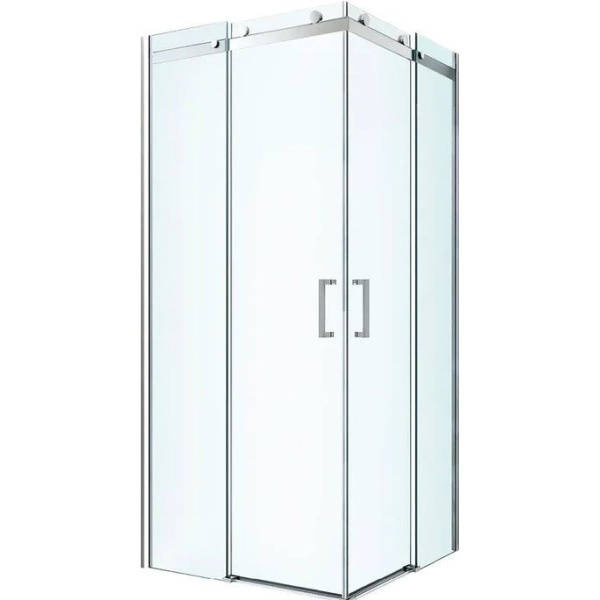 Душевой уголок BERGES Gelios 100x100 см профиль хром сильвер 061027 (детальная фотография)