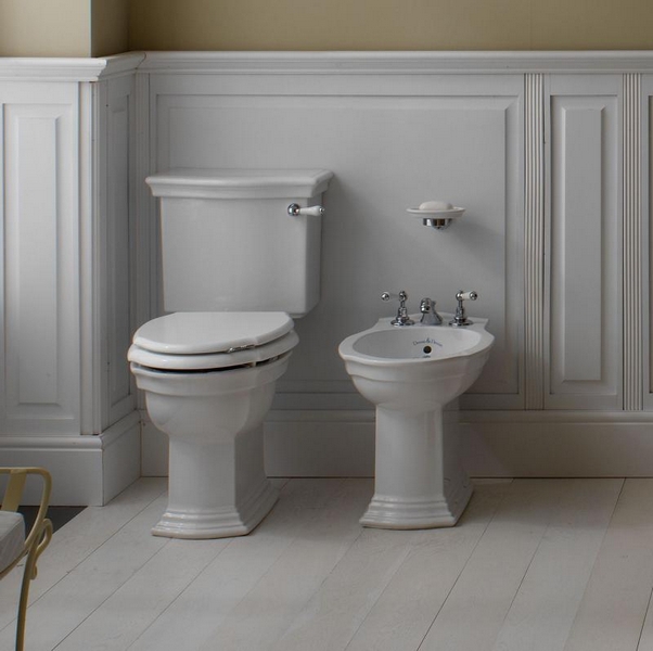 Унитаз компакт Devon & Devon Westminster IBWC круглый (детальная фотография), напольные