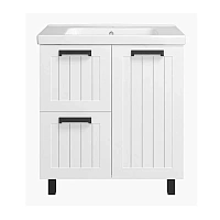 Тумба под раковину напольная Misty Спарта 80 см белая