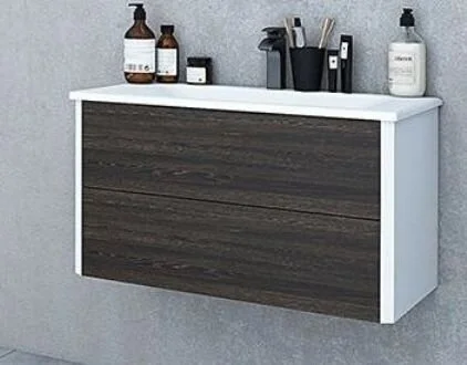 Тумба под раковину подвесная Акватон Брук 100 см дуб феррара 1A202101BCDF0 (детальная фотография)