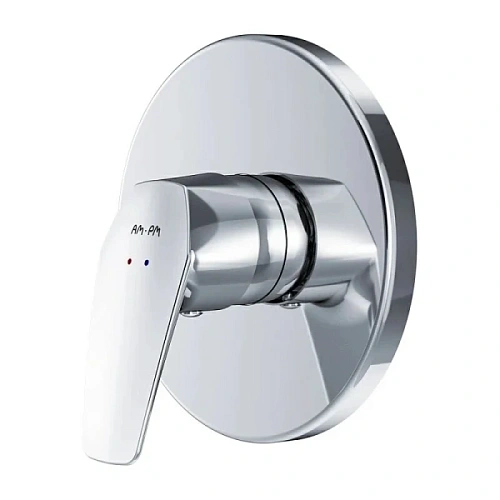 Смеситель для душа AM.PM Gem монтируемый в стену хром - фото 1