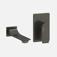 Смеситель для раковины WasserKRAFT оружейная сталь