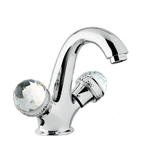 Смеситель для раковины Migliore Axo Swarovski 18 вентильное управление