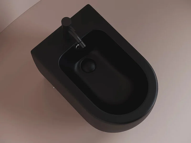 Биде напольное Ceramica Nova Metropol черное CN4005MB (детальная фотография) index_1