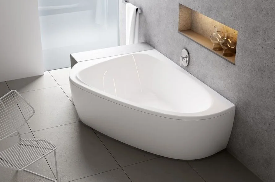 Ванна акриловая Ravak LoveStory II 196x139 см левая C751000000 (детальная фотография), современныe, hi-tech