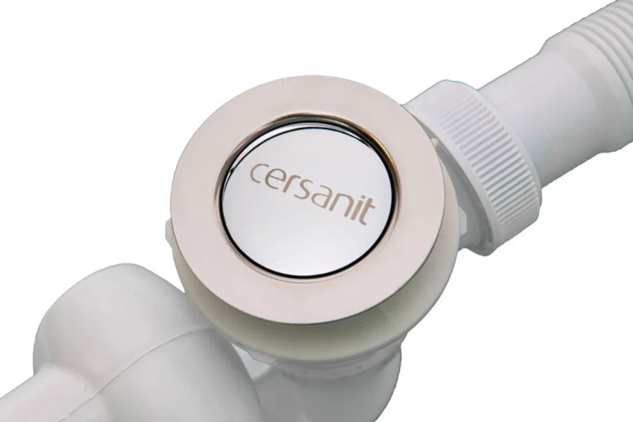 Слив-перелив Cersanit Lorena хром 63086 (детальная фотография), недорогие