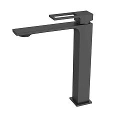 Смеситель для раковины BelBagno Luce без донного клапана черный матовый