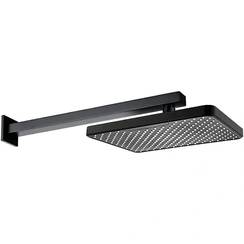 Верхний душ Акватек черный матовый - фото 1