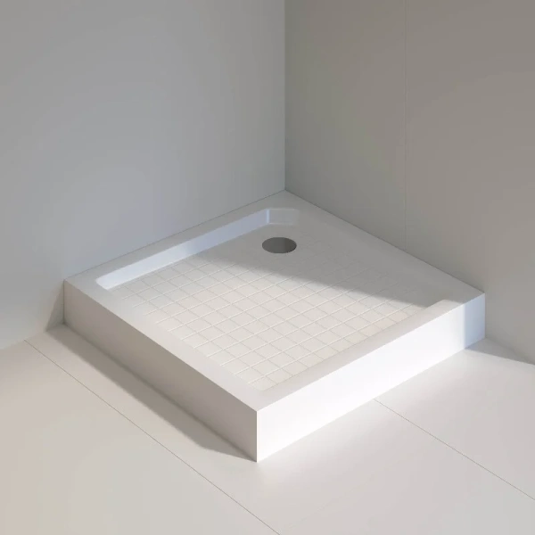 Душевой поддон RGW SMC 80x80 см белый 57350188-01 (детальная фотография), 80х80 см