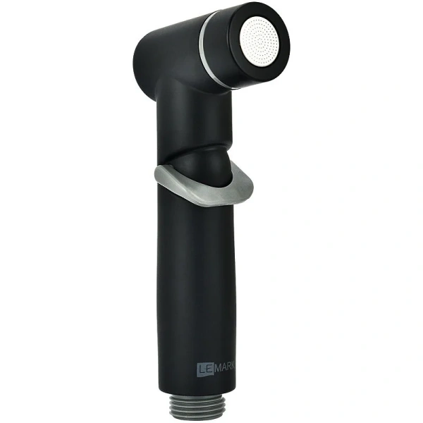 Гигиеническая лейка Lemark черная LM8140BL (детальная фотография)