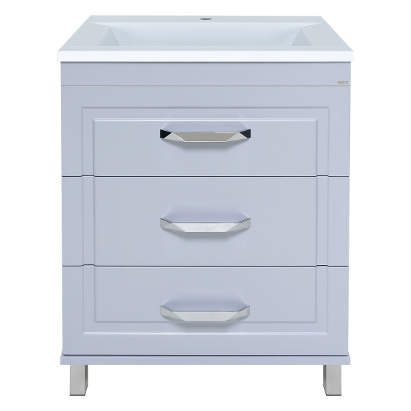 Тумба под раковину напольная Misty Терра 70 см серая П-Тер01070-01503Я (детальная фотография)