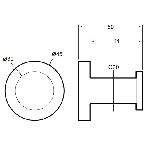Крючок для ванной Jacob Delafon EO Classique хром E77826-CP (детальная фотография), современные, hi-tech