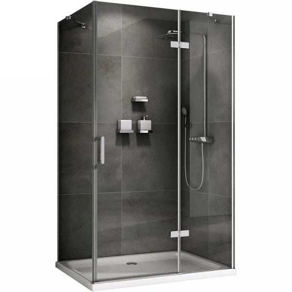 Душевой уголок Abber Zart 110x70 см профиль хром AG08110-S71 (детальная фотография)