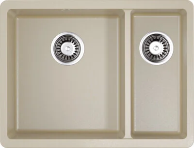 Мойка для кухни Omoikiri Kata-55-2-U-SA 55 см бежевая 4993421 (детальная фотография)