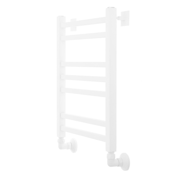 Полотенцесушитель водяной Energy Techno 40x60 см белый матовый EWTR0TECH06040R903M (детальная фотография), современные, hi-tech