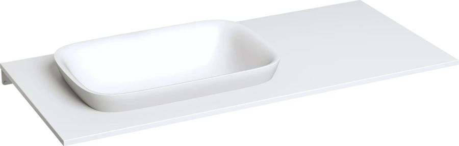 Раковина Salini Marea 02 60 см белый матовый 1802202M (детальная фотография)