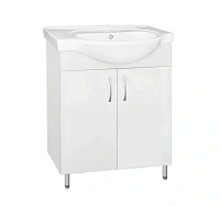 Тумба под раковину напольная Style Line Эко Стандарт 67 см белая
