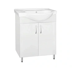 Тумба под раковину напольная Style Line Эко Стандарт 67 см белая