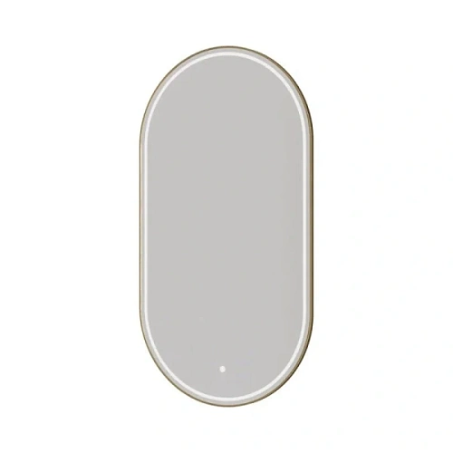 Зеркало с подсветкой Boheme 60 см золото матовое - фото 2