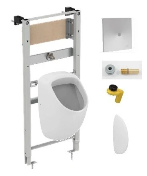 Писсуар подвесной Ideal Standard ProSys Connect с инсталляцией E567101L1 (детальная фотография), подвесные