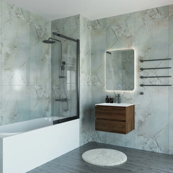 Ванна акриловая Vincea VBT-2A170-FR, 170 x 75 см, белая (детальная фотография), 170 см