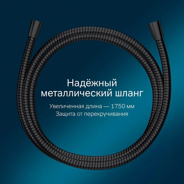 Душевой комплект Am.Pm Gem черный матовый F0119022 (детальная фотография), душевые комплекты, наборы index_1