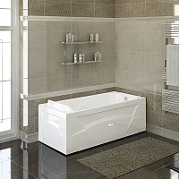 Ванна гидромассажная акриловая Vannesa Massage Роза 169 x 77 см, система актив хром