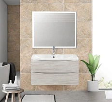 Тумба под раковину подвесная BelBagno Acqua 80 см rovere vintage bianco