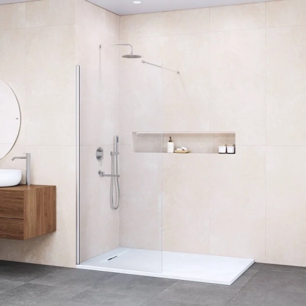 Душевая перегородка RGW Walk In 351001013 130 см неподвижная (детальная фотография)